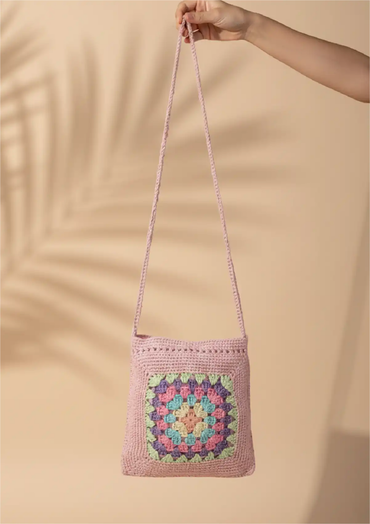 Square Crochet bag for women