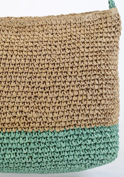 Raffia sling bag, bags for women