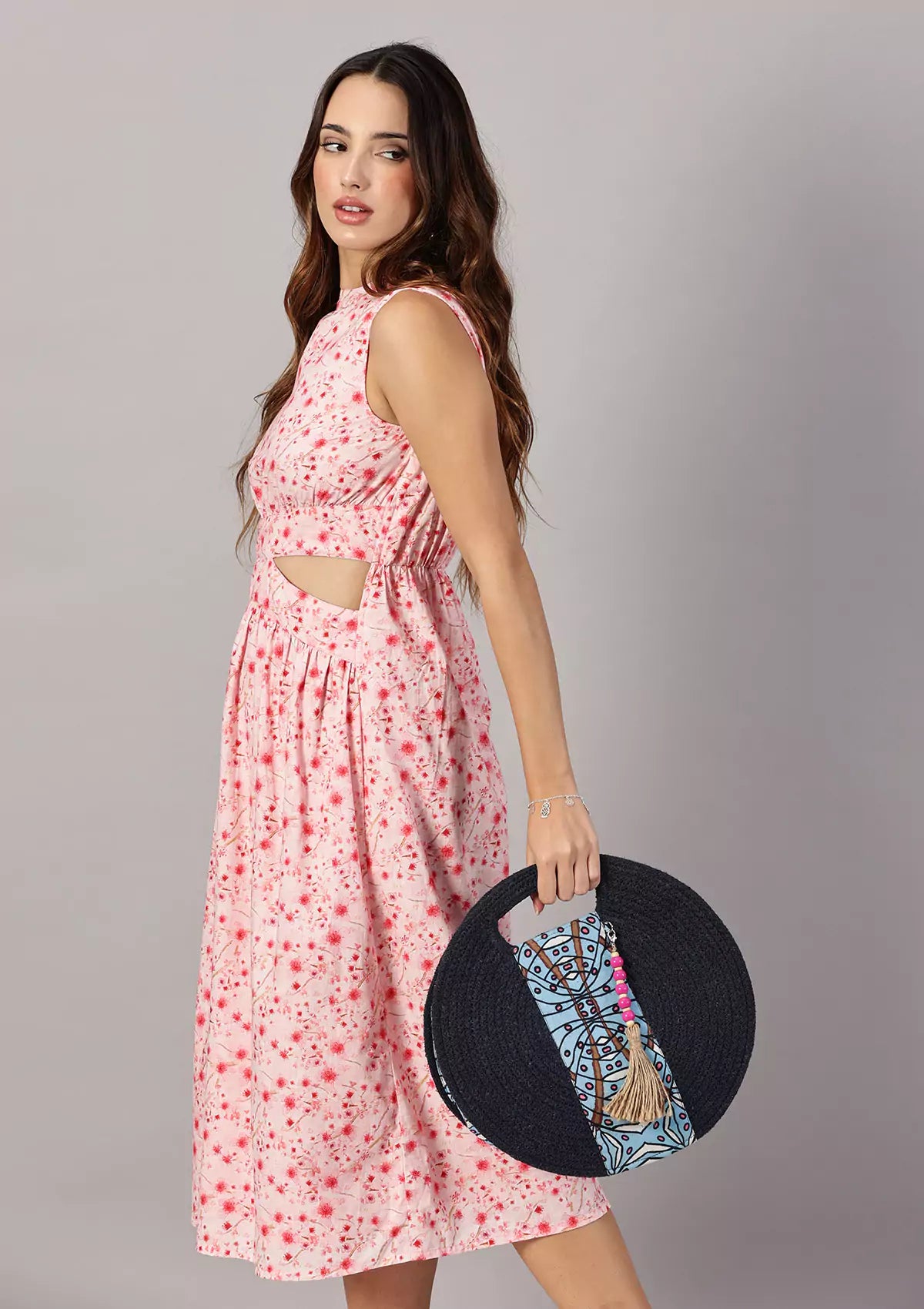 Round Crochet handbag, bags for women
