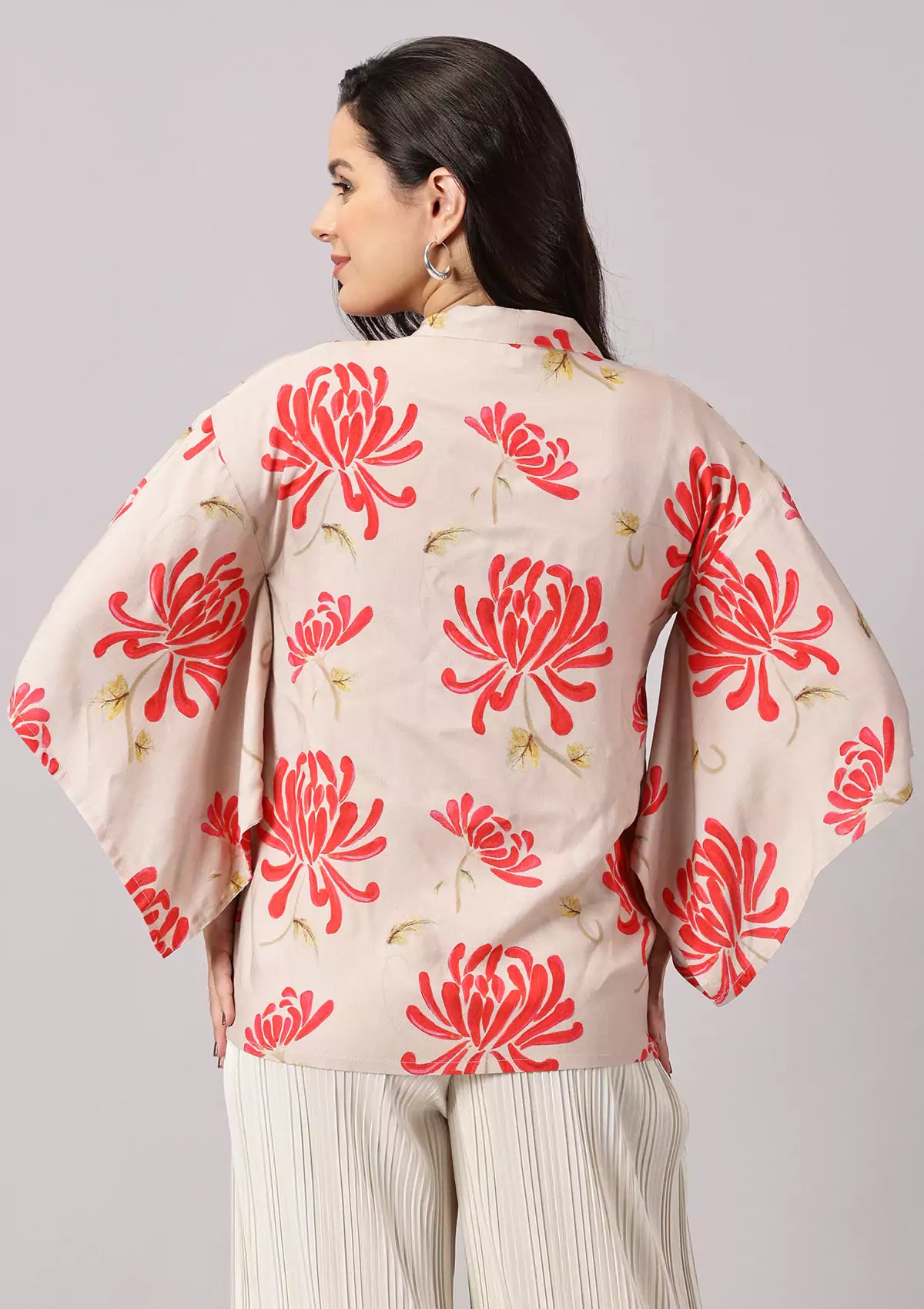 Best Haruka Printed Kimono shrug for women by IshqME