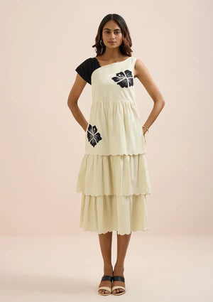 Bianca One-Shoulder Floral Dress