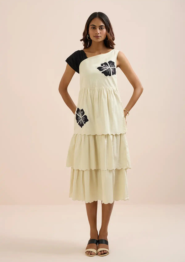 Bianca One-Shoulder Floral Dress