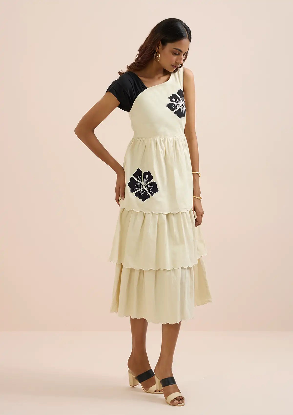 Bianca One Shoulder Floral Dress price for women at IshqME
