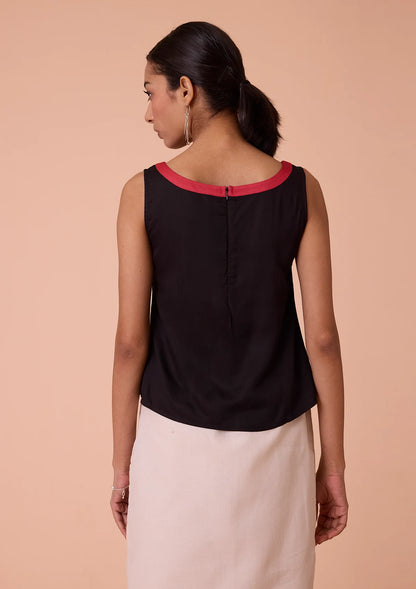 Buy Kyra Boat Neck Circle Applique Top 