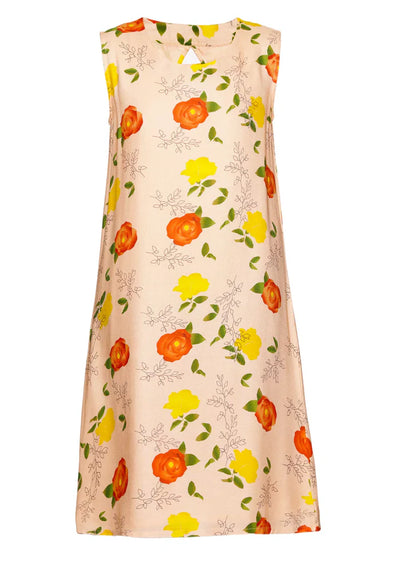 Bouquet Floral Printed Shift Dress online for women at IshqME