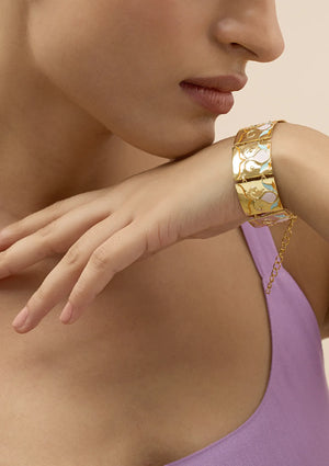 Boxy Enamel Bracelet