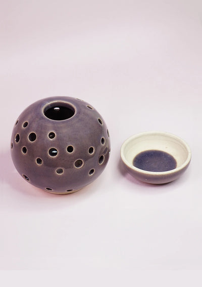 Ceramic tableware for home - Lavender Mist Candle Holder