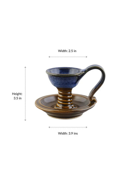 Big Candle Stand ceramic serving ware