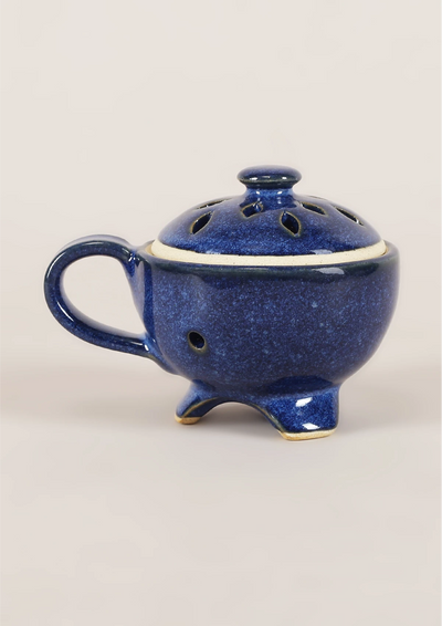Dhoop Stand - Deep Blue ceramic serving ware