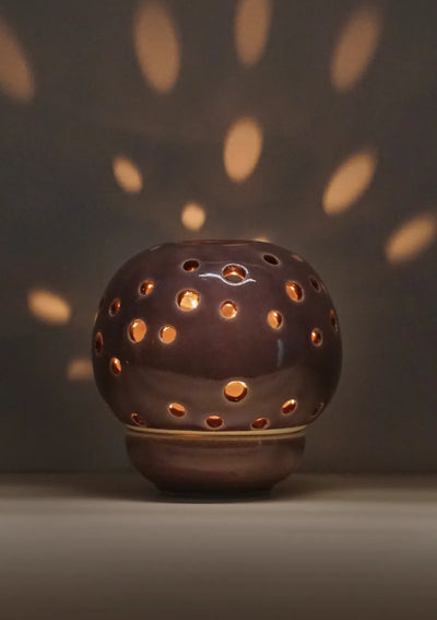 Ceramic homeware - Lavender Mist Candle Holder