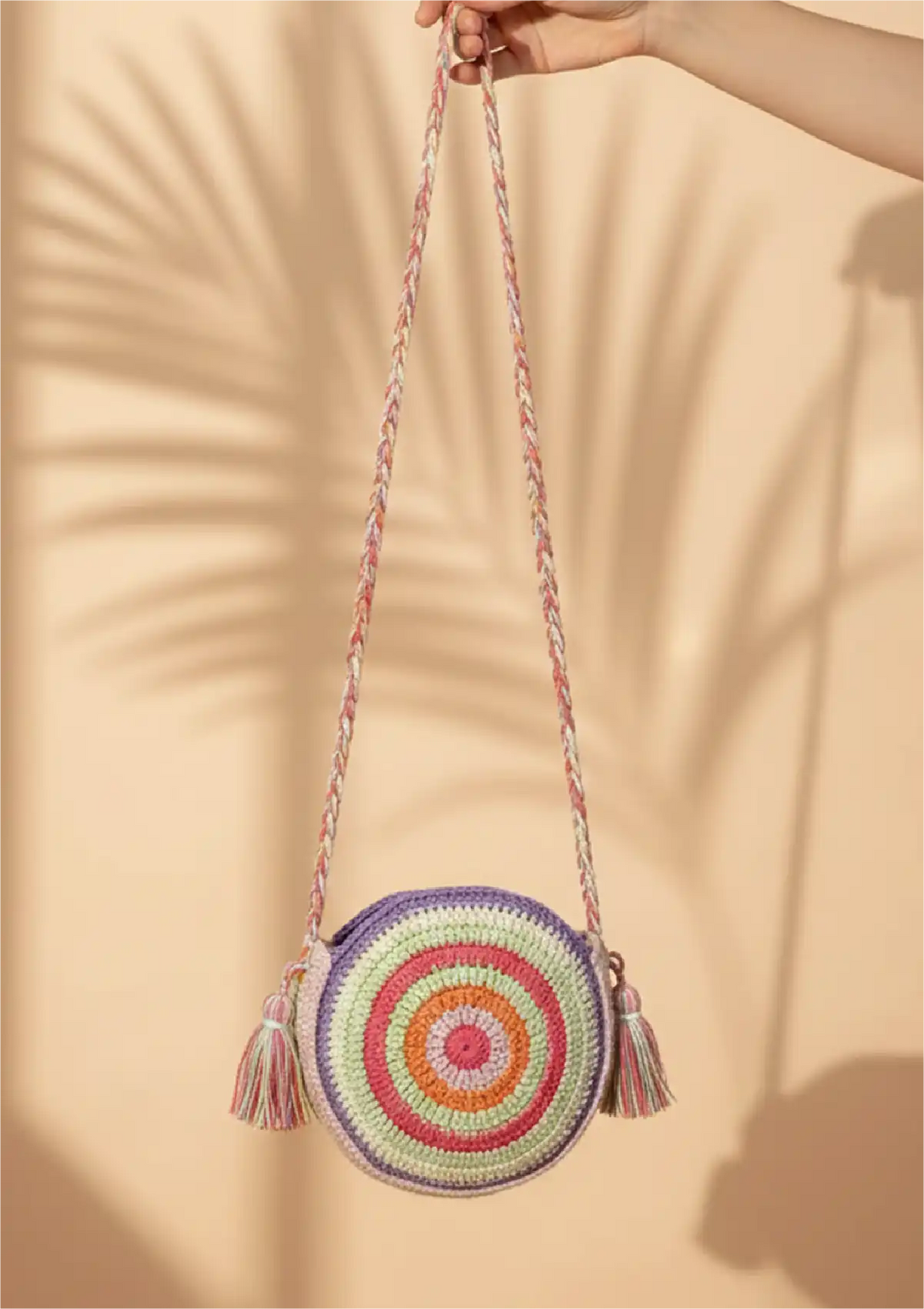 Boho crossbody bag for women