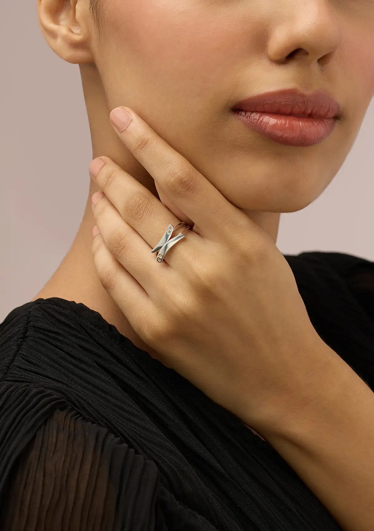 Daisy Neon gold plated ring for women