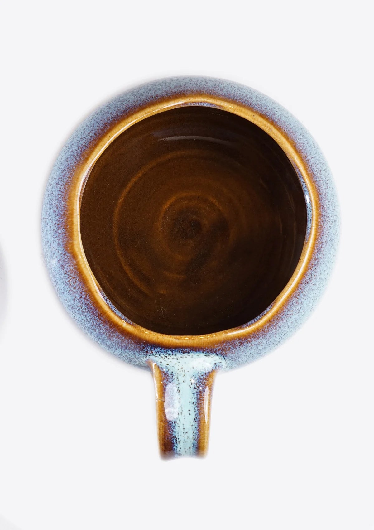 Buy Soup Bowl with handle - Blue Brown Online