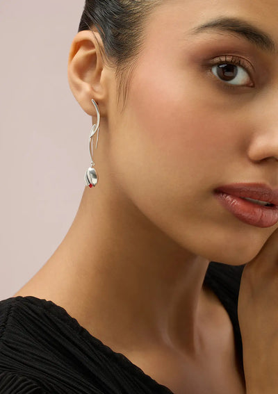 Flower Drop Earring