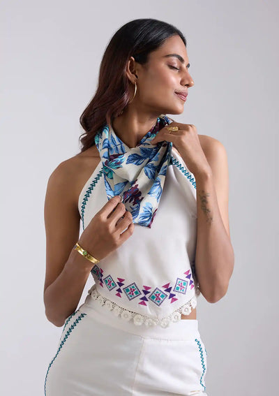 Forest Blue Scarf