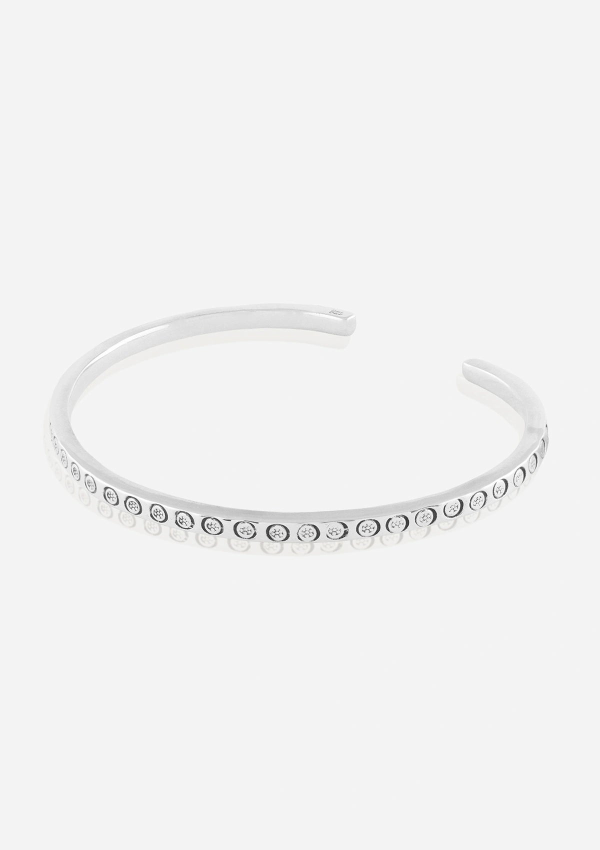 Designer silver cuff bracelet for women