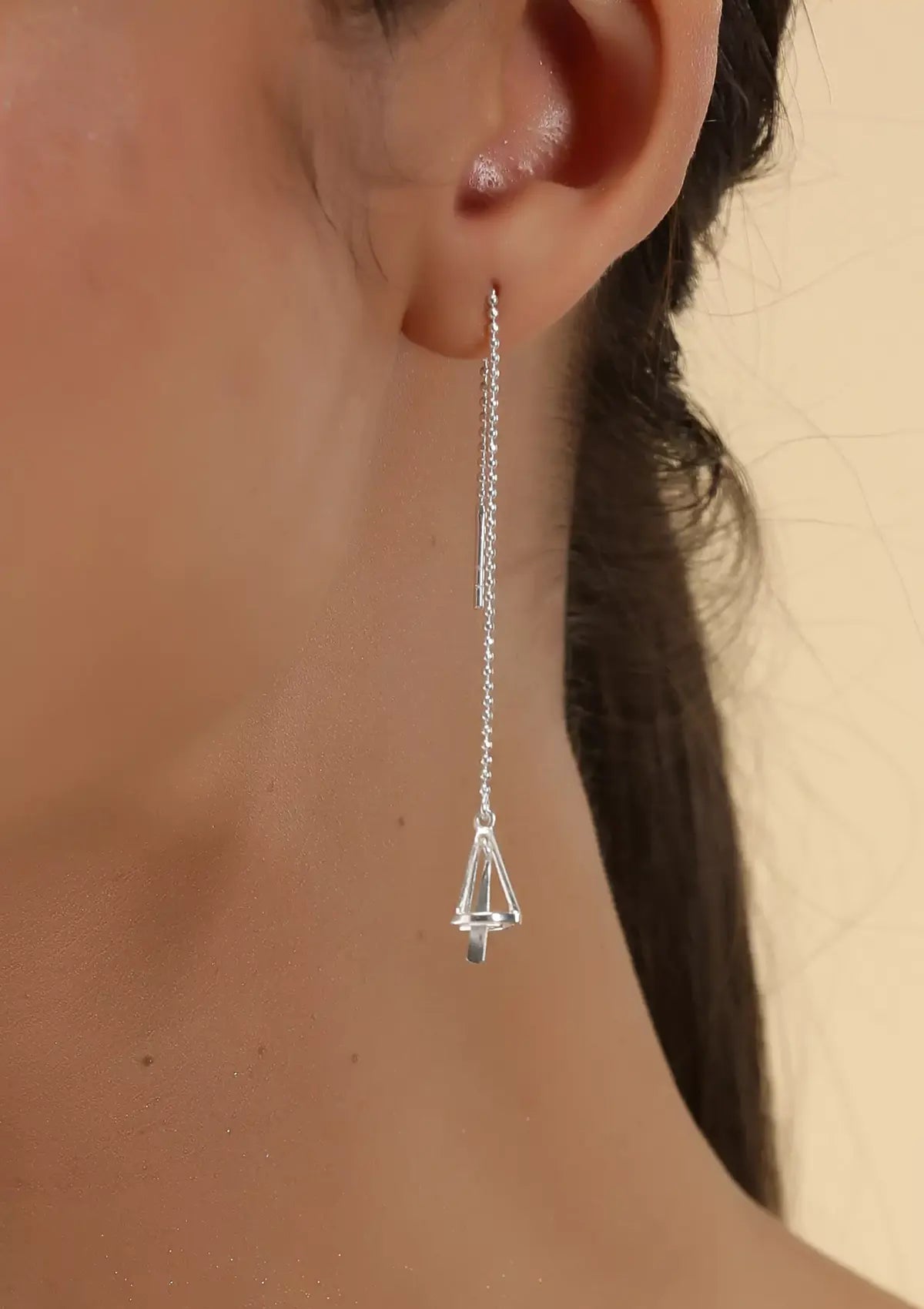 Designer threader earrings for women