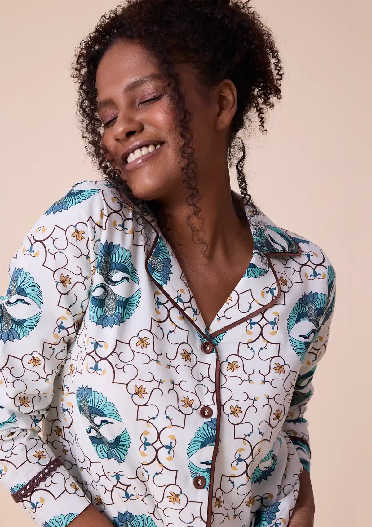 Gerana printed shirt and trouser Online