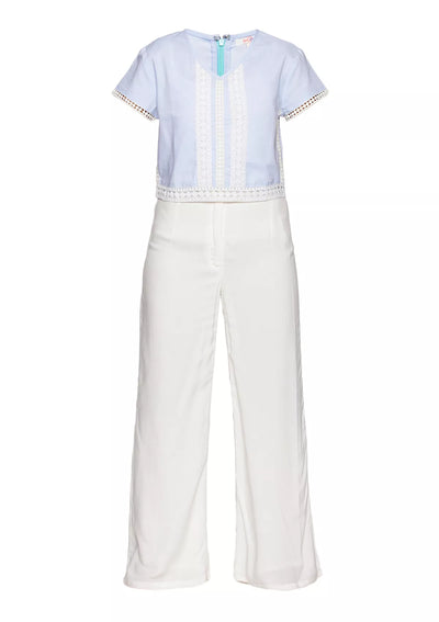 Selene - Laced Top Co-ord Set For Women