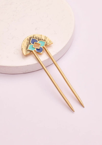 Textured Mosaic Juda Pin For Women