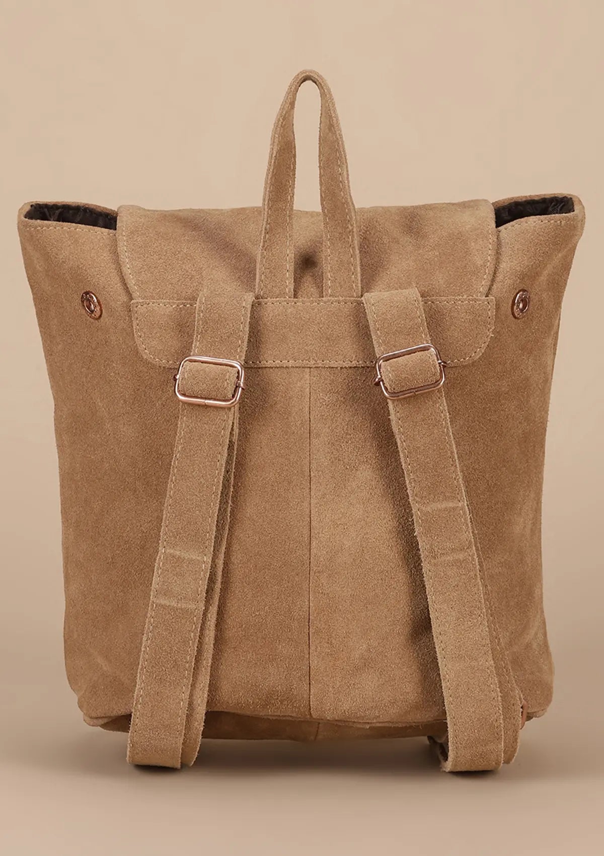 Luxe Suede Mini fashion backpack for women
