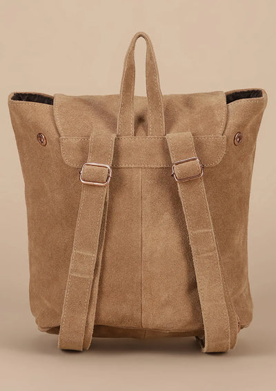 Luxe Suede Mini fashion backpack for women