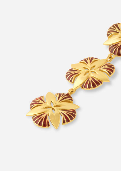 Fashion blossom floral earrings for women
