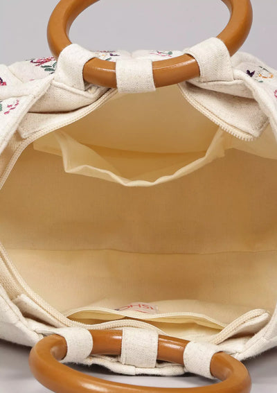 Vintage Embroidered Handheld fashion clutch bag for women