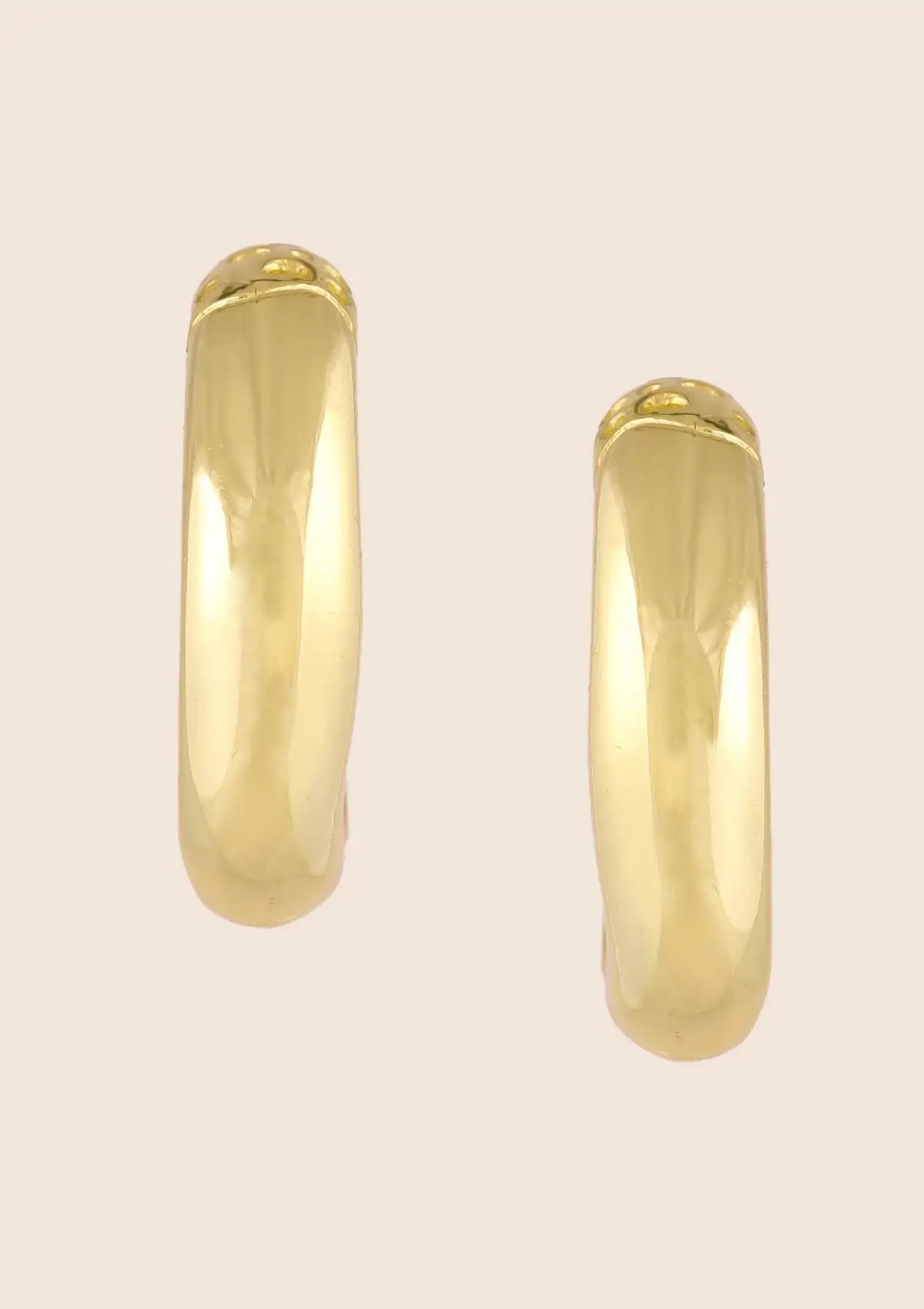 Fashion crater hoop earrings for women