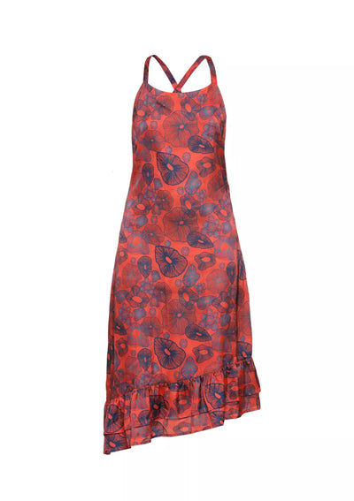 Flamenco Coral Dress online for women at IshqME