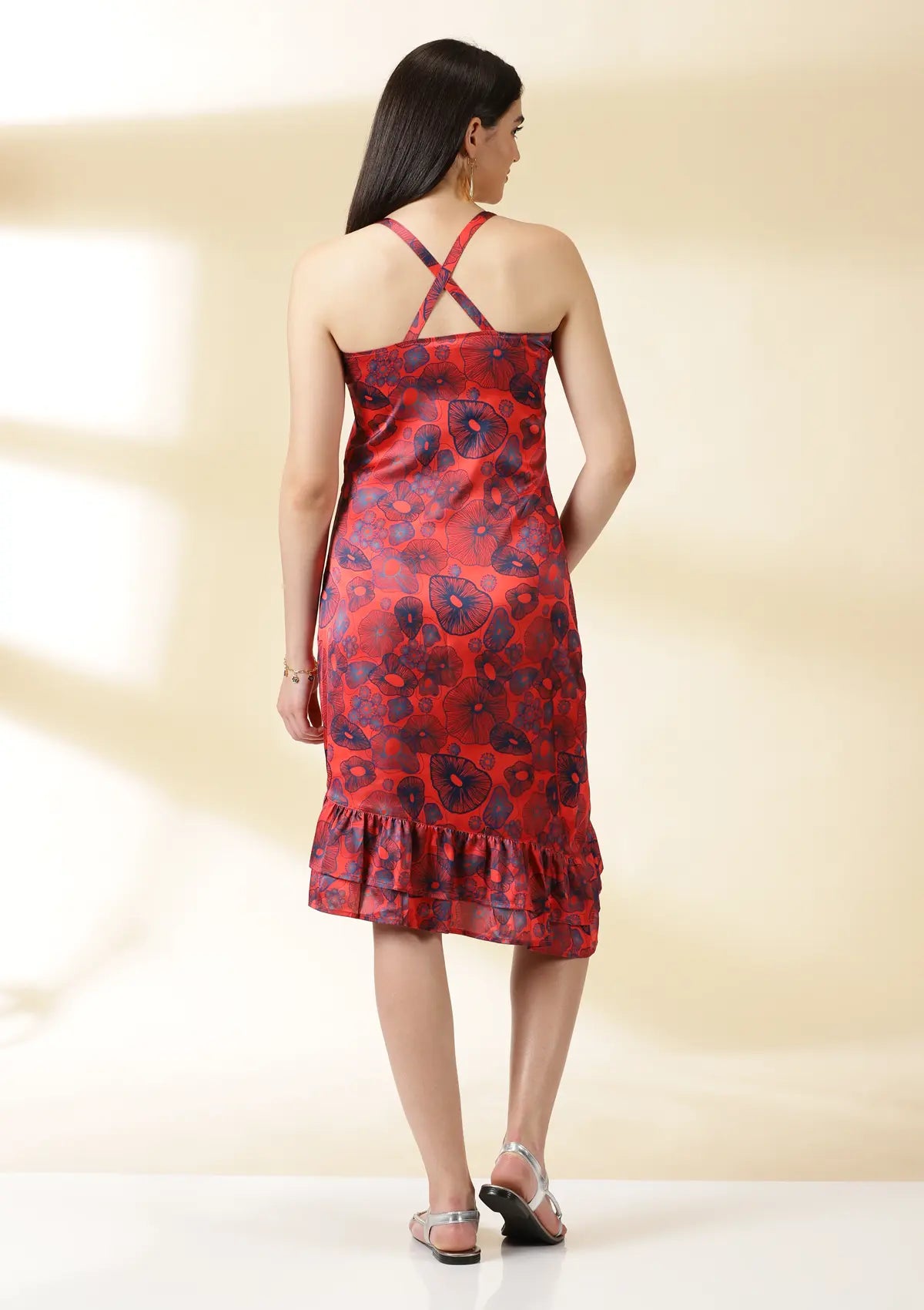 Flamenco Coral Dress price for women at IshqME