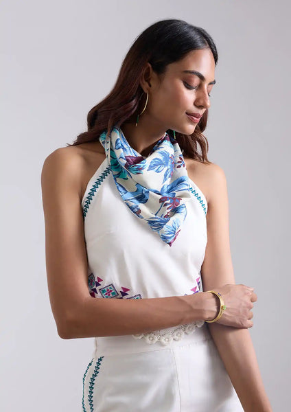 Forest Blue Scarf