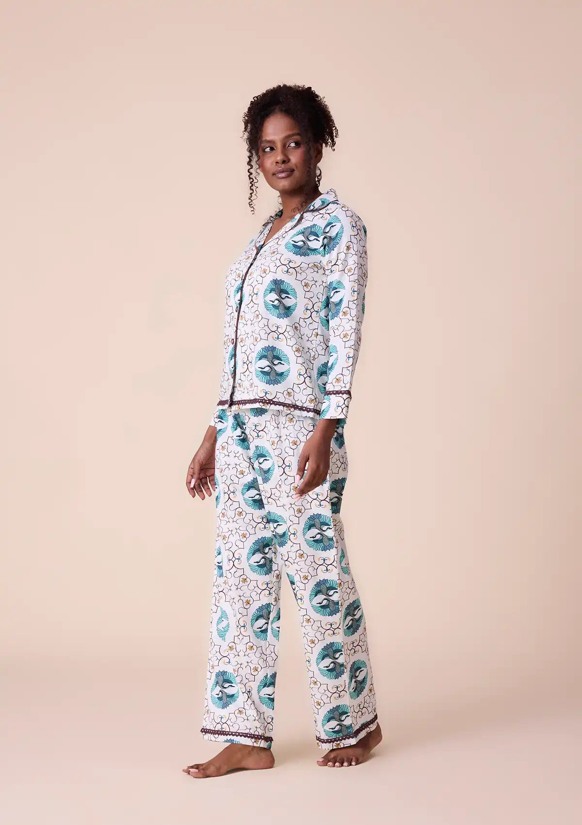 Gerana printed shirt and trouser Price