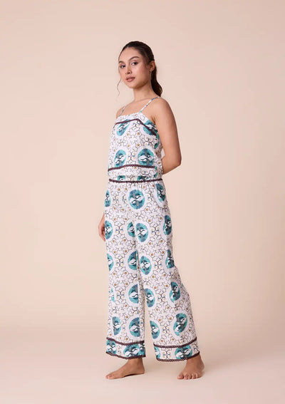 Gerana printed crop top and trouser Online
