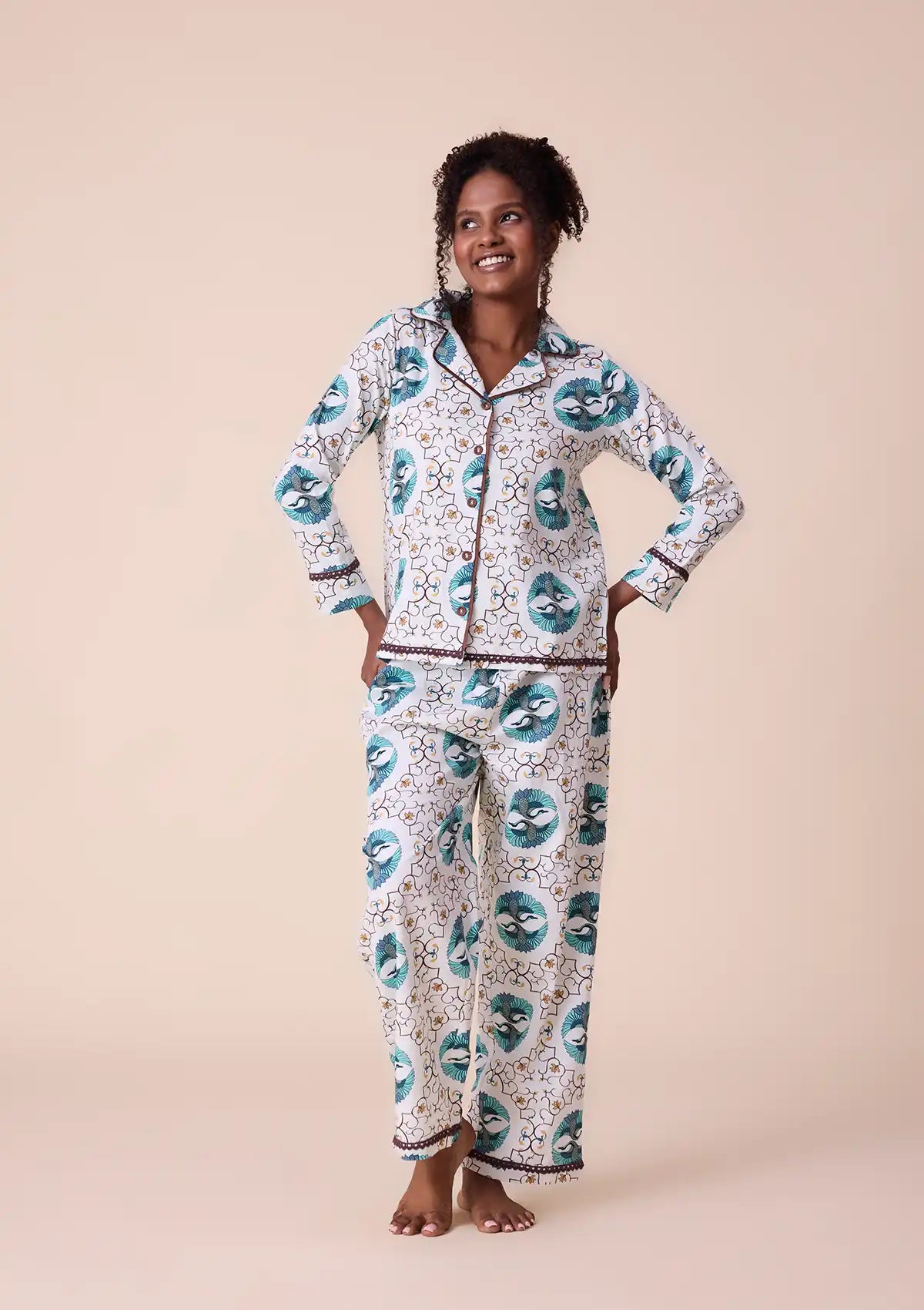 Gerana printed shirt and trouser for women online