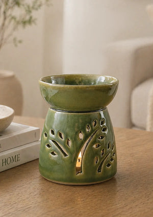 Olive Green - Ceramic Aroma Oil Diffuser