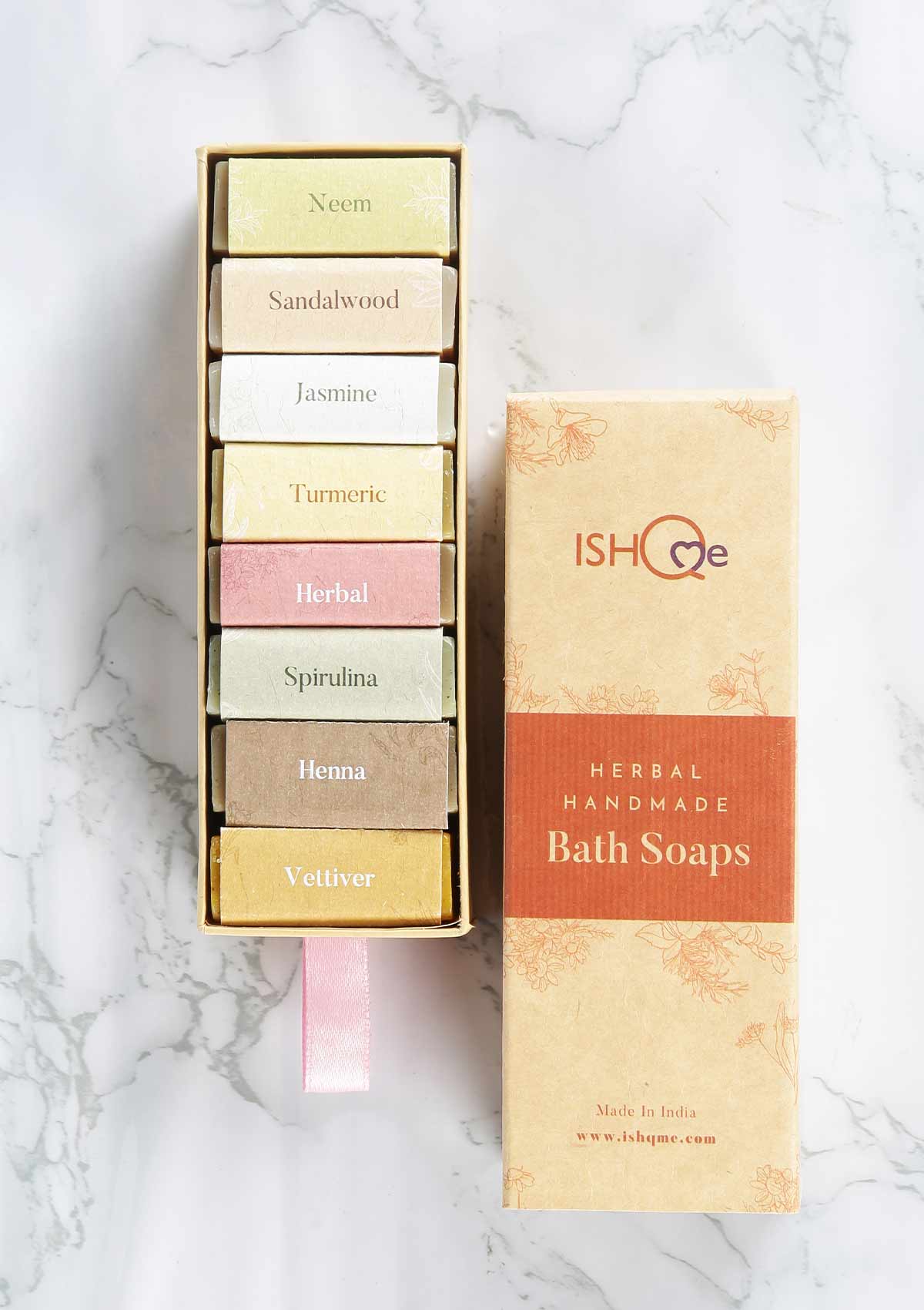 Handmade soap set for bath and body
