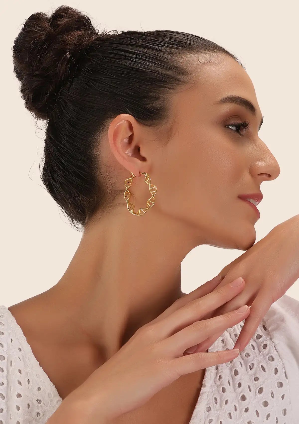 Helix hoop earrings for women