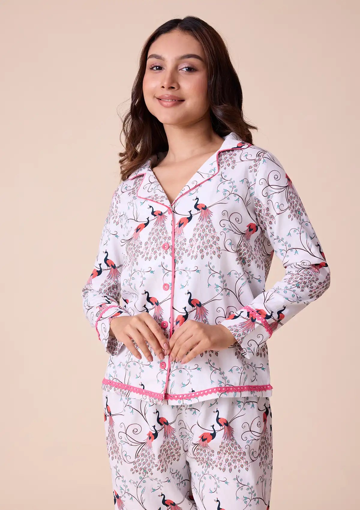 Heraia printed shirt and trouser for women onlne