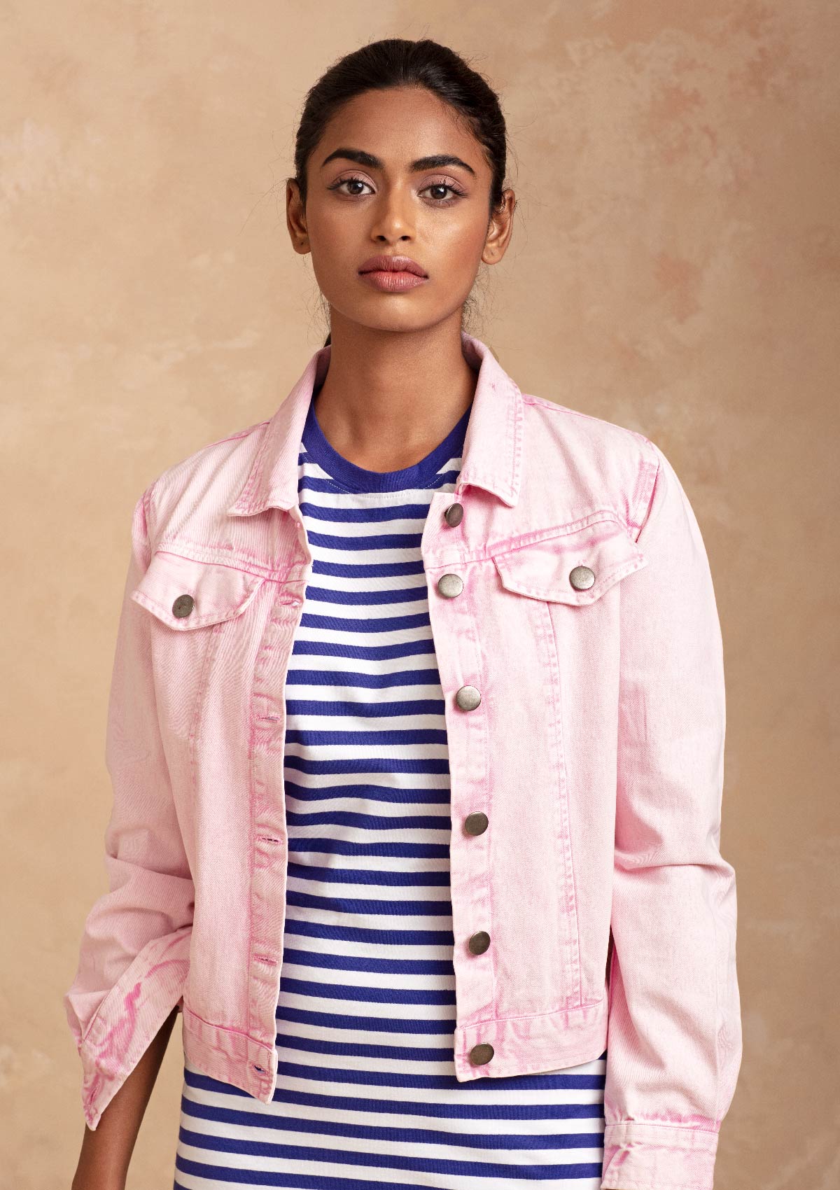 maxi dress with denim jacket Striped Standard / Black This dress transitions effortlessly while gently hugging your bump! Maxi Dress With Denim Jacket