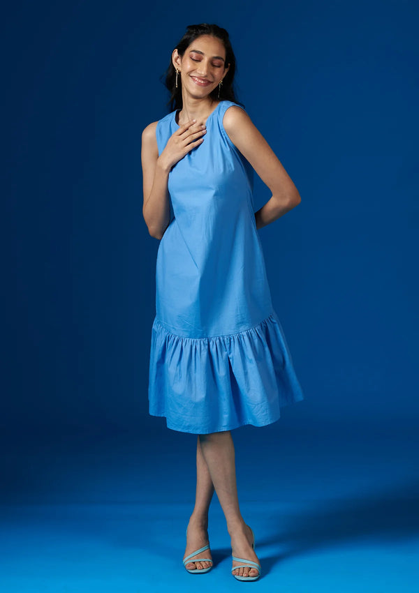Ice Dance Blue Dress