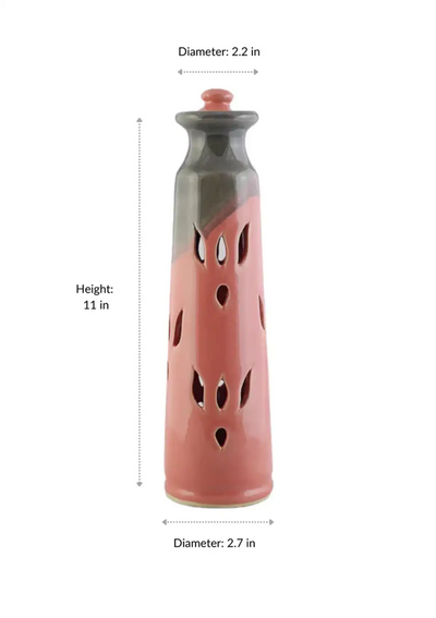 Incense stick ash catcher in Flamingo pink