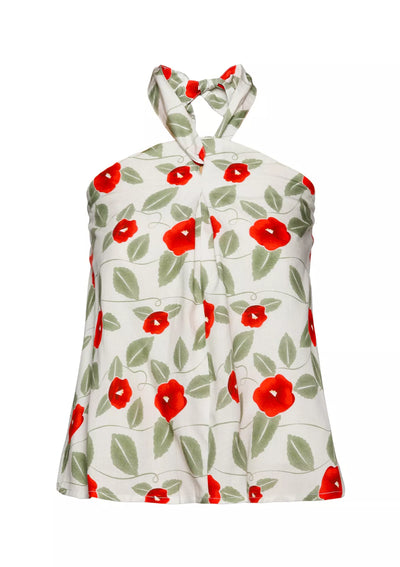 Buy Kasumi - printed Tie up top Price