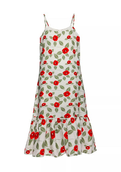 Kasumi Printed Tier A line Dress online for women at IshqME