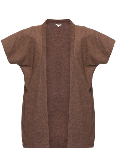 Mocha Woven shrug price online at IshqME