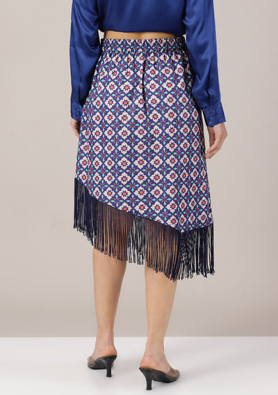 Jazz Ink Blue Morrocan coordinated women's outfit