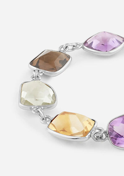 Natural gemstone silver jewellery for women