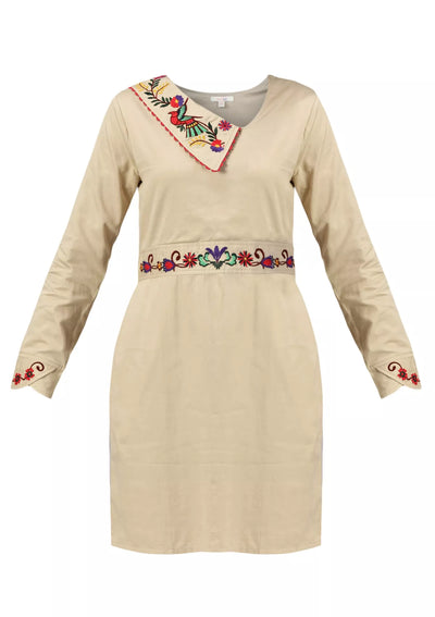 Otomi Embroidered Sheath Dress online for women at IshqME
