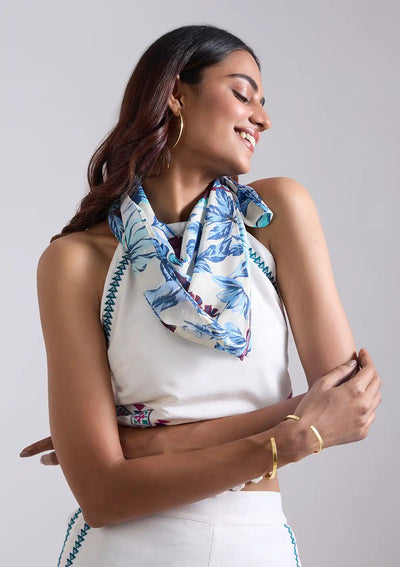 Forest Blue Scarf