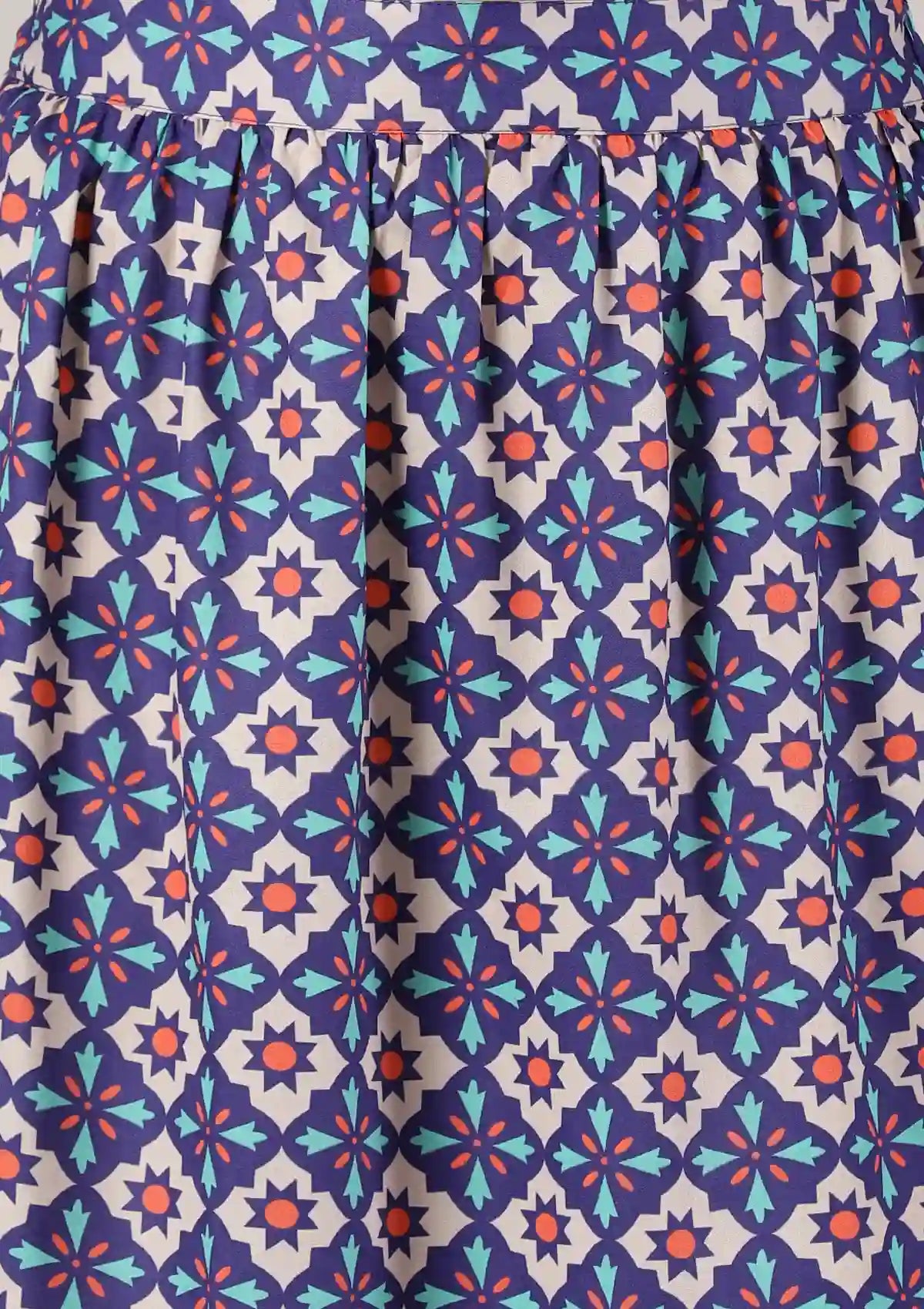 Nora - Asymmetrical printed skirt For Women